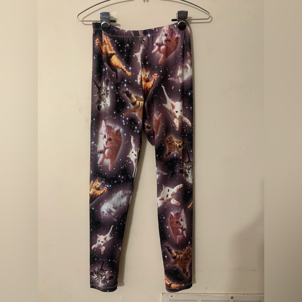Galaxy cat leggings